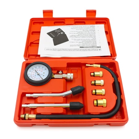 Compression Tester Kit with CarryingCase for Engine Petrol Engine Cylinder Compression Tester