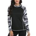 thumbnail image 1 of Alove Women's Long Sleeve Rash Guard Top Surfing Swim Shirt UPF 50+, 1 of 5