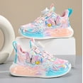 thumbnail image 4 of LIIPEE Girls Sneakers Summer Autumn Lightweight Comfortable Butterfly Closed Toe Non- Soft Sole Shoes Toddler Cozy Vacation Sneaker,Pink,4-4.5 Years, 4 of 7
