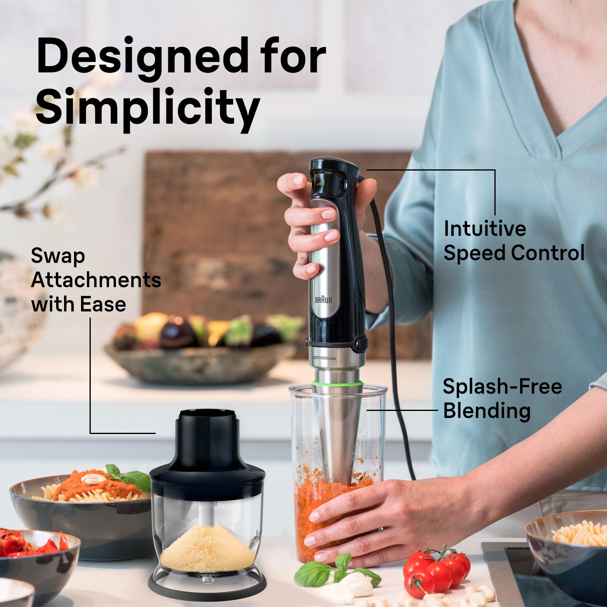 Braun MultiQuick 7 Smart-Speed Hand Blender with 500 Watts