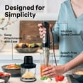 thumbnail image 4 of Braun MultiQuick 7 Smart-Speed Hand Blender with 500 Watts of Power with Chopper and Whisk, 4 of 8