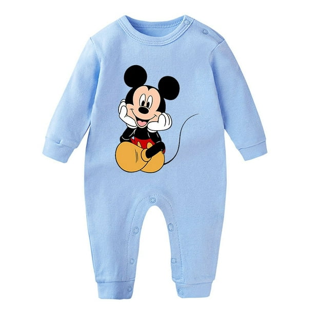 Lot de 2 bodies bébé garçon Disney® Mickey - gris fonce uni avec