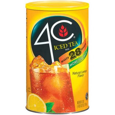 4C Drink Mix, Lemon Iced Tea, 74.2 Oz, 1 Count (Best Homemade Iced Tea Ever)