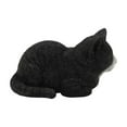 thumbnail image 4 of Hi-Line Gift 87729-A Cat Sleeping Statue, Black & White, 4 of 5