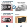 thumbnail image 2 of sruoe Alarm Clock, Clock Alarm Bedside, Clock Alarm Digital, Alarm Clocks for Bedrooms, Small Alarm Clock, Vibrating Alarm Clock, Projection Rectangular, Plastic, 2 of 5