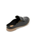 thumbnail image 2 of DOLCE VITA Womens Black Metallic Bar Padded Cheri Round Toe Block Heel Slip On Leather Mules 9 M, 2 of 4