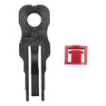 thumbnail image 2 of 100Pcs Red RJ45 Port Ethernet LAN Hub Anti Dust Cover Plug Cap Blockout Protector with Proprietary L, 2 of 5