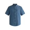 thumbnail image 3 of George Men's & Big Men's Short Sleeve Button-Up Poplin Shirt, Sizes S-3XL, 3 of 5