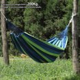thumbnail image 6 of ODOMY Outdoor Cotton Hammock Multiples 270 x 150 cm， Load Capacity up to 200 kg Portable with Carrying Bag for Patio Yard Garden, 6 of 11