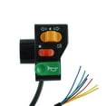 thumbnail image 2 of Interruptor de manillar de motocicleta 7/8 22mm faro intermitente bocina para ATV, 2 of 8