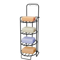‎TACYKIBD Shampoo Bar Holder for Shower - Bar Soap Holder for Kitsch Shampoo and Conditioner Bar Set, Self Draining Soap Dish for Bathroom Wall, Compatible with Kitsch Any Soap Bar(4 Tier)
