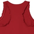 thumbnail image 4 of Hngshg Camisoles Grande Taille pour Femmes à Volants Sans Manches Amples Décontractées Col Rond T-Shirts Classiques Été Vacances Sortie Tee, 4 of 9