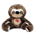 thumbnail image 1 of Way To Celebrate Valentine’s Day Large Soft Sitting Sloth Plush Toy,  Brown, 1 of 3