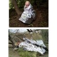 thumbnail image 4 of Greeniant Manta de emergencia para hipotermia para acampar, senderismo salvaje, aislamiento térmico impermeable, película de aluminio PET, manta de carpas plata 210x160cm Greeniant OD2158-02B, 4 of 6