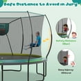 thumbnail image 6 of 14FT Trampoline for Kids with No-gap Design, SHINPT Outdoor Trampoline with 1200LBS Capacity, Kids Trampoline 14FT with Basketball Hoop, Large Trampoline Outdoor for Backyard, Big Trampoline for Kids, 6 of 9
