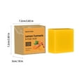 thumbnail image 3 of Under $5, Handcrafted Lemon Salicylic Aci D Soap - Natural Exfoliant Brightening Skin Treat Ment, 3 of 8