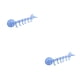 thumbnail image 2 of Billuyoard Colgador de pared para baño, 6 ganchos, organizador colgante, almacenamiento de ventosa, multiusos para accesorios de cocina, azul Azul 2piezas, 2 of 6