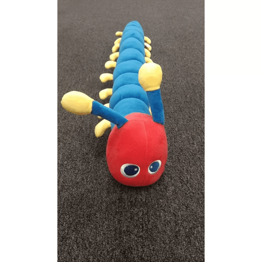 Schooled Weighted Plush Animal for Children, Calming Sensory Lap Stuffed Animal, Caterpillar