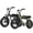 Black+Green, variant on ESKUTE 2 Pcs V101 Electric Bike for Adults & Teens 750W Peak 1500W, 28MPH, 48V 13Ah Battery, 16"x4.0" Fat Tire E-Bike, 7-Speed, Front Suspension, All-Terrain Ebike Black & Black, UL2849