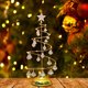 thumbnail image 3 of Luces de noche de ambiente de Navidad de luz de árbol de Navidad de hierro de cristal LED (M C) Likrtyny Para estrenar, 3 of 8