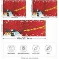 thumbnail image 2 of GZHJMY Christmas Penguin Snowflake Satin Pillowcase for Hair and Skin Silk Pillowcase, Queen Size(20x30 inches) - Slip Cooling Satin Pillow Covers with Envelope Closure,Christmas Decoration, 2 of 7