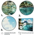 thumbnail image 3 of Designart "Beaches of Bora Bora III" Nautical & Beach Wall Art Living Room, 3 of 5