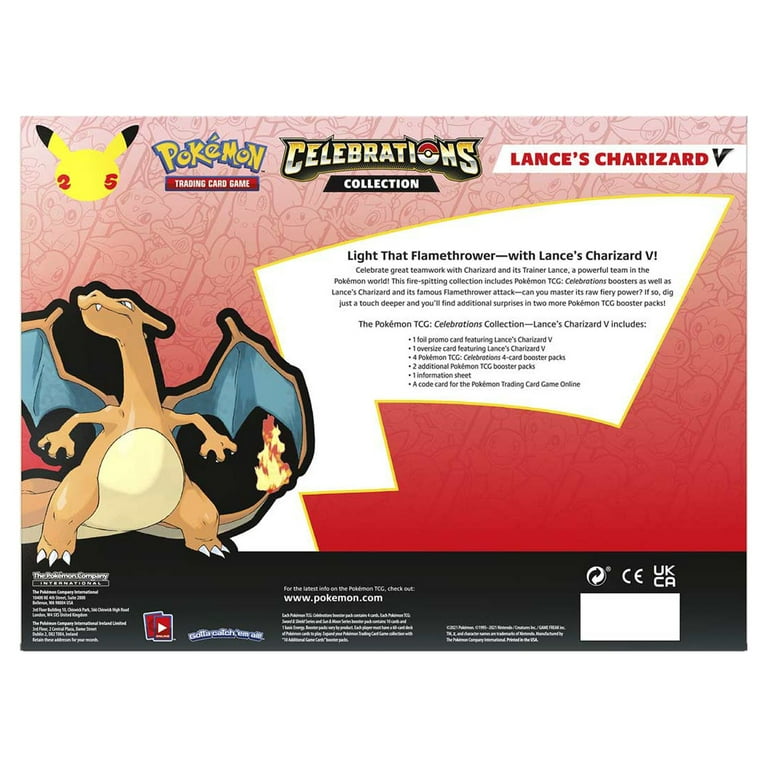 Pokémon Trainer Lance's Charizard V Trading Card Game