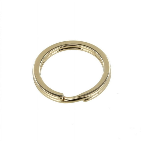 B2020 Gold Plate, Key Ring, Solid Iron, Multiple Sizes