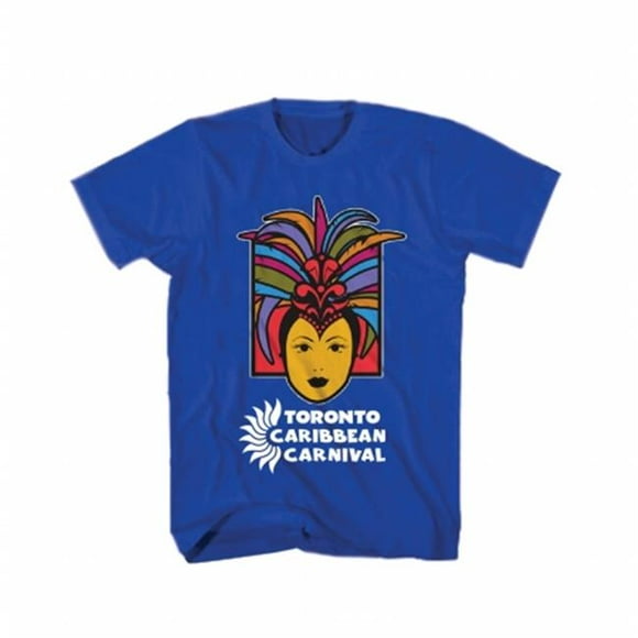 GDC-GameDevCo Ltd. TCC-95085S Toronto Caribbean Carnival Youth T-Shirt- Blue- Caribbean Queen S