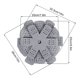 thumbnail image 3 of Protectores para ollas y sartenes, 12 unidades, para apilar ollas y sartenes, divisores de 4 tamaños diferentes, para evitar rayones., 3 of 7