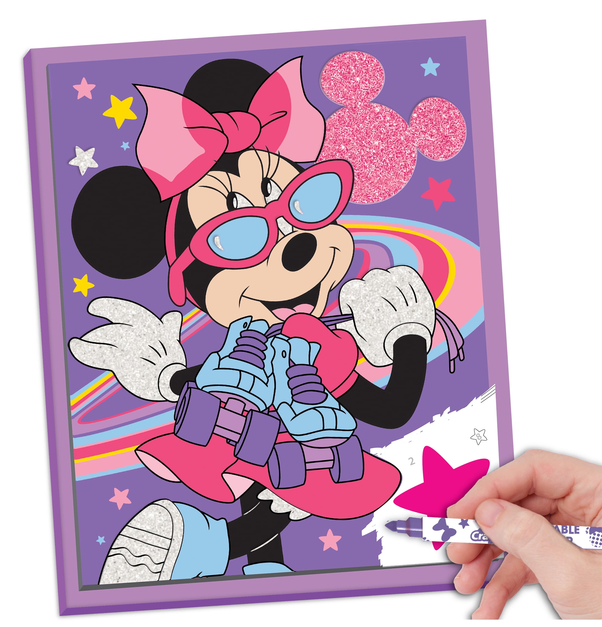 Cra-Z-Art Disney's Minnie Mouse Color By Number Activity Art