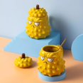 thumbnail image 6 of 14oz Creative 3D Fruit Cup for Men and Women, Durian Shape Mug Gift with Spoon, Novelty Coffee Mug for Coffee Tea Juice Milk Water, Dishwasher and Microwave Safe (Orange), 6 of 7