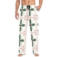thumbnail image 2 of Rural Cross Mens Pajama Pants Cotton Elastic Waistband Lounge Sleep Pajama Bottoms Pj with Pocket, 2 of 7