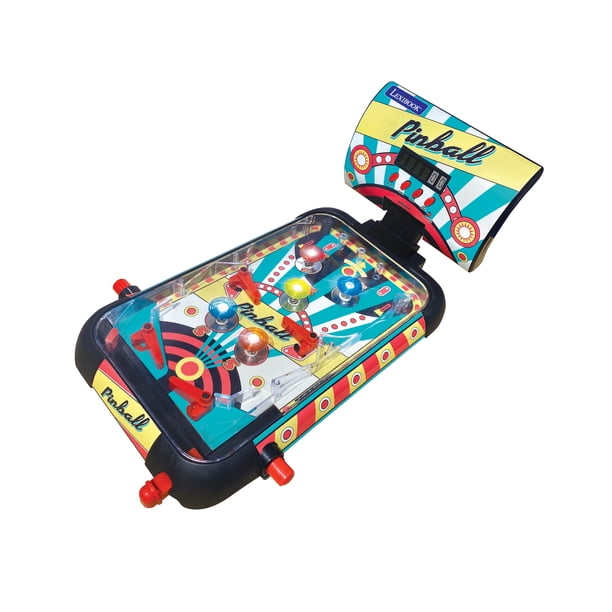 Lexibook pinball Electrónico de Mesa Juego de Acción y Reflejos para Niños y Familia Pantalla LCD Efectos de Luz y Sonido JG610