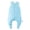 Blue, variant on 0.5 Tog Summer Baby Sleep Sack with Feet 6-12 Months Lightweight Rayon Made From Bamboo Sleeping Bag with Legs