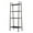 Black, variant on Tcbosik 4-Tier Ladder Shelf, Freestanding Storage Rack, Bookshelf Bookcase with Metal Frame for Home Office, Living Room, Bedroom, Kitchen, Black