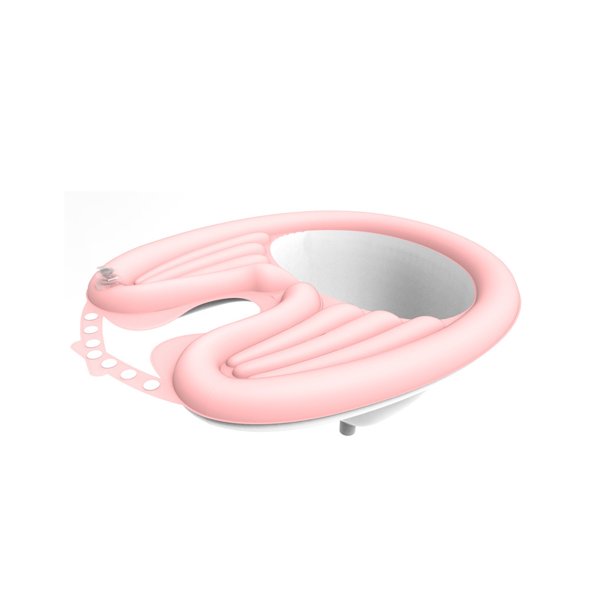 Guardurnaity Lavabo de champú, bandeja de , arandela de cabeza, mano de obra, accesorios ligeros para el hogar, suministros para el hogar, lavabos Ayudas para vestirse con gancho de botón Rosa