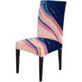 thumbnail image 2 of Dining Room Chair Covers Set of 4 Pink Blue Quicksand Dining Room Chair Cover Dining Chair Seat Covers for Chairs Dining Room for Room, 2 of 6