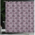 thumbnail image 3 of Ambesonne Garden Shower Curtain, Abstract Peony Flowers Art, 69"Wx70"L, Grey Pink and Mauve Taupe, 3 of 4