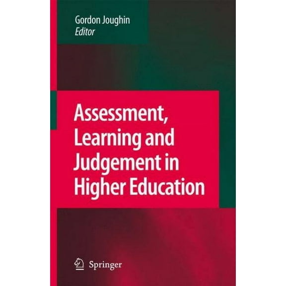 Assessment, Learning and Judgement in Higher Education (Hardcover)