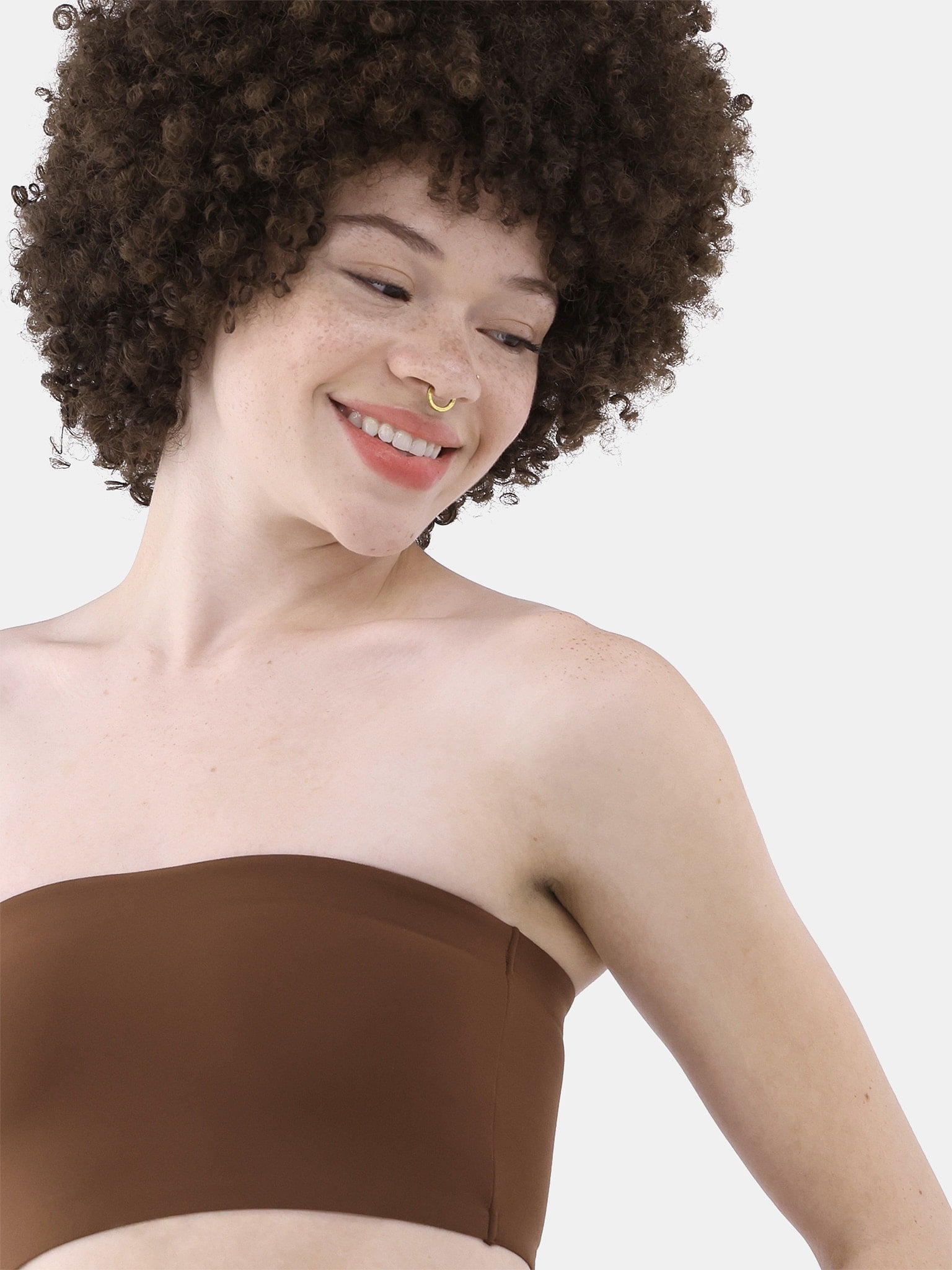 No Boundaries Women's Fit Stretch Bandeau Bra, Sizes XS-3XL