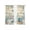 Brown Blue, variant on Vintage Beige Coastal Sheer Curtains 72 Inch Length 2 Panels Set Window Treatments, Summer Beach Starfish Shell Coral Nautical Rod Pocket Semi Curtains for Living Room/Bedroom/Kitchen, 104"W x 72"L