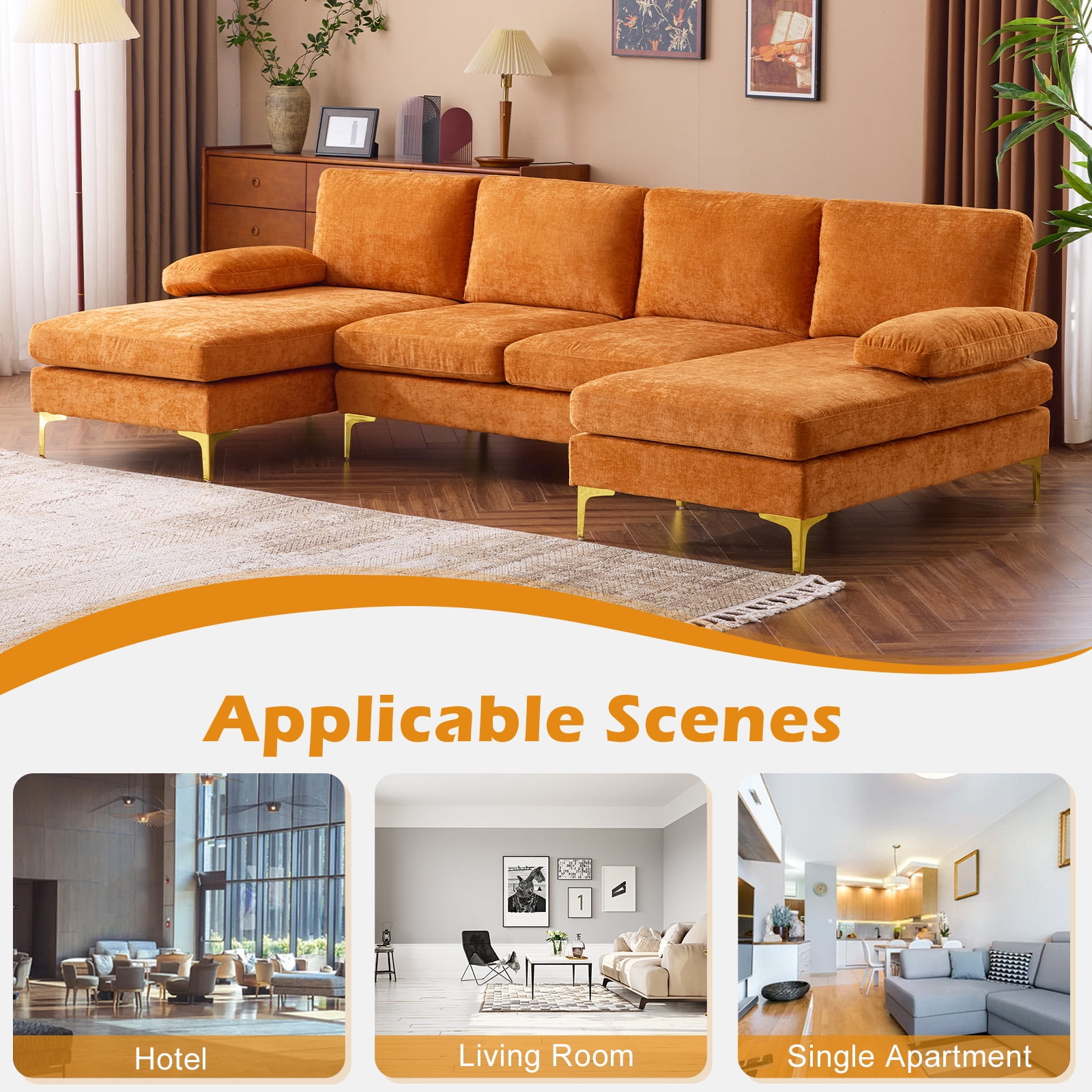 【Orange】LILLE SOFA 2P 0b0978fe4808d19ccb43443442f847