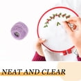 thumbnail image 4 of HLONK 16 Roll Embroidery Thread Set Cross Stitch Embroidery Wool Cotton Line Craft Supplies for Home Gift Making (Random Color), 4 of 6