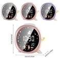 thumbnail image 2 of fastboy Digital Table Clock Accurate Timekeeping And Dual Intelligent Chips Intelligent Announcement Silent Silver, 2 of 6