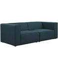 thumbnail image 2 of Modway Mingle Causeuse de Mobilier de Patio Extérieur en Tissu, Bleu, 2 of 5