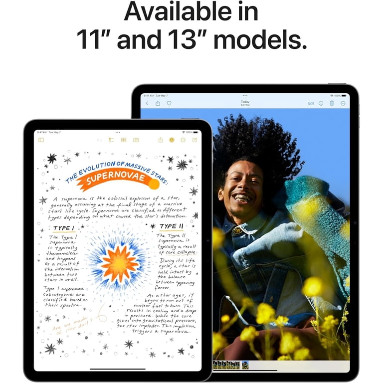 Open Box Apple iPad Air M2 11-inch Wi-Fi 256GB Starlight - Walmart.com