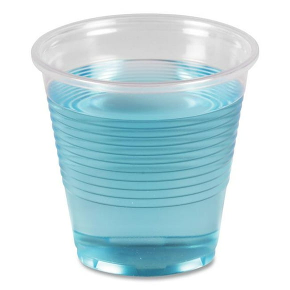 5 oz Plastic Cold Cup, Translucent - 25 Per Cup - 100 Count