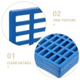 thumbnail image 3 of RENACLIPY 2Ud Tapete Para Patas De En Jaula Material ABS Fácil De Limpiar Azul, 3 of 7