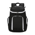 thumbnail image 1 of Mochila de baloncesto, bolsa de almacenamiento para equipo de fútbol, ​​mochila de hombro ajustable negro, 1 of 9